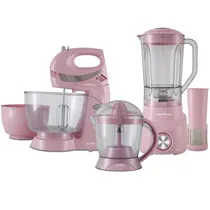 Kit Cozinha Britania BKT09R Rosa 220V