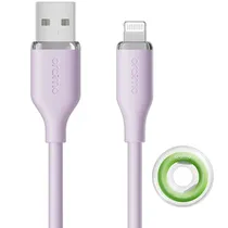 Cabo de Iluminação USB A Oraimo Silkline OCD-115X 1M - Violeta Claro