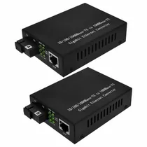 Conversor de Midia Fiber Optic Midia HL-2111S-20A/ B / Kit - 10/ 100/ 1000MBPS