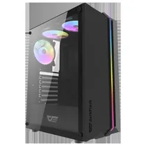 Gabinete Gamer Aigo Darkflash DK151 RGB Mid Tower - Preto (3 Fans Argb)