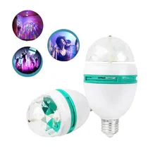 Mini Lampada LED Giratorio Rotativo Colorido ZC F-7 / 3W / 85-260V / com Soquete - Branco