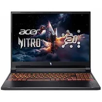 Notebook Gamer Acer Nitro V 16 ANV16-72-7809 Intel Core 7 240H Tela Wuxga 16" / 32GB de Ram / 512GB SSD / WIN11HOME / Geforce RTX5060 8GB - Obsidian Preto (Inglês)