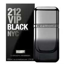 Perfume Carolina Herrera 212 Vip Black Elixir Edp Masculino - 50ML