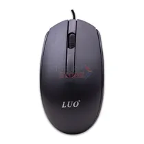 Mouse Wired Optical Dpi Luo LU-3049 com Fio / 1000DPI / USB-A - Preto