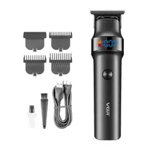 Aparador / Cortador de Cabelo VGR Voyager V-987 / 7000RPM / 2000MAH / Recarregavel / com Acessórios - Preto