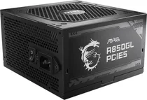 Fonte para Gabinete Modular MSI Mag A850GL 850W 80 Plus Gold Bivolt