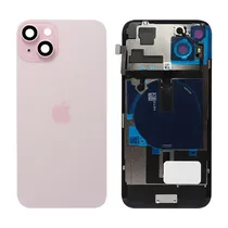 Tampa Trasera iPhone 15 Plus Pink Con Lente
