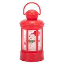 Lâmpada Natalina com Luz A Pilha Boneco de Neve 15 X 6 CM