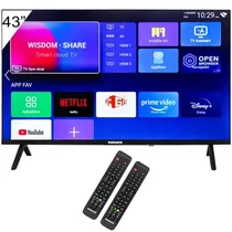 Smart TV LED 43″ Magnavox Serie 443-HD 43MEZ443-M1 Full HD Android Wi-Fi com Conversor Digital