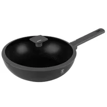 Wok Berlinger Haus com Tampa Antiaderente Preto 28CM