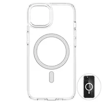 Spigen Capa iPhone Crystal Hybrid Magfit ACS06485 White