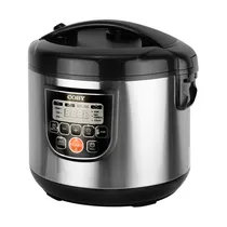 Panela Elétrica Coby CY5802-C5L-220V - 860W - 5L - 220V 50/60HZ - Preto e Prata