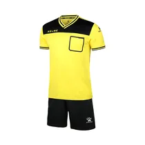 Short Sleeve Refree Set Adlt Bright Yell/Black s Kelme