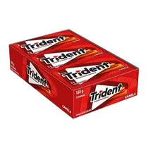 Chicletes Trident Brasileiro Canela Display c/ 21 Und