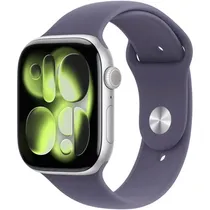 Apple Watch Series 11 46MM GPS MEVA4LW/A Aluminum Silver/Sport Band Purple Fog M/L
