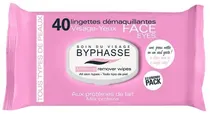 Lenços Demaquilante Byphasse Tous Types (40 Unidades)
