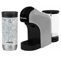 Cafeteira Megastar Multi Cápsulas CAF02G 1.400 Watts 220V ~ 50/60 HZ + Caneca Térmica Speckled Slate
