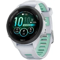 Relógio Garmin Forerunner 265S 010-02810-14 com GPS/Wi-Fi - Branco/Verde