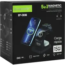 Ecopower Cargador Portatil EP-C836 5 En 1 15W Negro