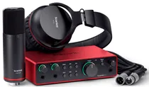 Scarlett 2I2 Studio 4ª Geração Focusrite – Interface de Áudio