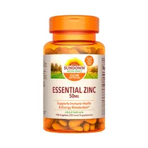Suplemento Mineral Sundown Essential Zinc 50MG 100 C?Psulas