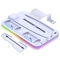 Suporte de Refrigeracao com Estacao de Carga STK-501 para PS5 / RGB - Branco