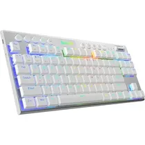 Redragon Teclado Wireless Horus TKL K622W-RGB Mechanical Red Español White