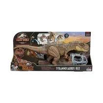 Figura de Dinosaurio Mattel Jurassic World Camp Cretaceous Dino Escape Stomp 'N Escape Tyrannosaurus Rex GWD67