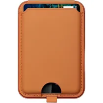 Porta Cartões de Couro Coblue PL-67 para Celular - Laranja