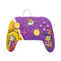Control Powera Super Mario Princess Peach Battle NSGP0092-01 para Nintendo Switch