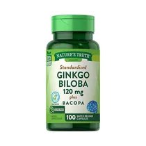 Vitaminas Nature's Truth Ginkgo Biloba 120MG 100 Cápsulas
