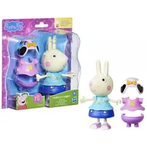 Hasbro Figuras Pep Rebecca Rabbit Cambia de Vestuario Plastico 3+ Años Multicolor