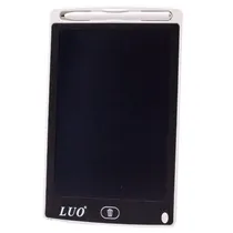 Painel de Escritura Tablet Luo LCD 8.5" Pulegadas LU-A71 Digital Gráfico Eletrônico Portátil Placa de Desenho Manuscrito Pad para Crianças Adultos Casa Escola Escritório - Branco