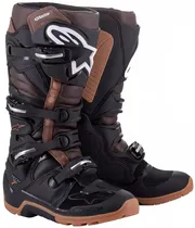 Bota para Moto Alpinestars Tech 7 Enduro USA9/EU43 - Black Dark Brown