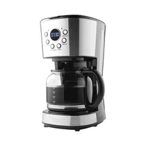 Cafetera de Filtro Peabody PE-CT4207 1.8L 220V Negro - Plata