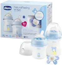 Chicco Cosmetica Set de Regalo Natural Feeling Azul Detalles En El Producto 150-250ML s/C