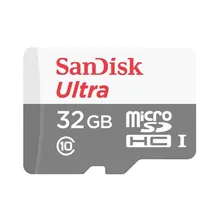 Memoria Micro SD Sandisk Ultra 100 MB/s C10 32GB (SDSQUNR-032G-GN3MA)