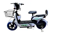 Moto Elétrica Fest 500W Bike 8 Max Speed Pro Branco