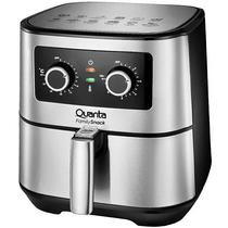 Fritadeira Eletrica Quanta Family Snack QTAF500 1.700 Watts 220V ~ 50/60 HZ - Preta/Prata