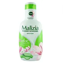 Sabonete Liquido Malizia Bath Foam Bio Aloe Magnolia 1L