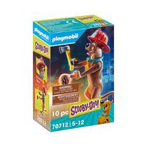 Figura Playmobil Scooby-Doo Bombero 70712 10 Piezas