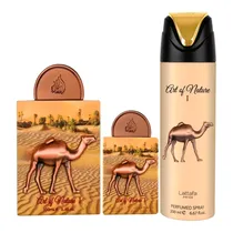 Kit Lattafa Pride Art Of Nature I - 3 Em 1 - Perfume Edp 100ML + Perfume Edp 20ML+ Desodorante 200ML