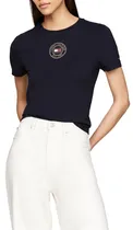 Camiseta Tommy Hilfiger WW0WW43652 DW5 - Feminina