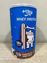 +Mu Proteina Whey Protein Chocolate Con Coco 450G Plastico Azul