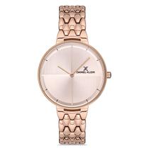 Relogio Analogico Feminino Daniel Klein DK.1.12666-2 Premium Ladies / Pulseira de Aco Inoxidavel - Rose Gold