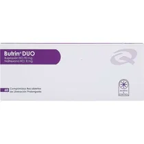 Quimfa Medicamentos Butrin Duo Bupropcion Hci Naltrexona Plastico Blanco