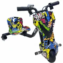 Triciclo Electrico Hye TR01 6.5" 50KG 150W - Yellow Grafiti