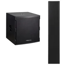 Sistema Ativo Mekka LA1804 (Sub 18" + Coluna 8X4??)