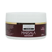 Máscara Capilar Kerabrasil Gold Marsala 250GR