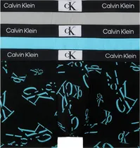 Boxer Calvin Klein NB3528 301 - Masculino (3 Unidades)